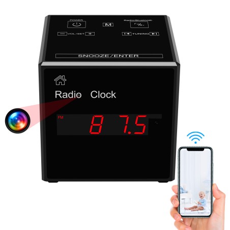 Wi-Fi Camera - Clock - Bluetooth Speaker