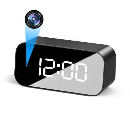 Orologio con telecamera WiFi Full HD e registrazione