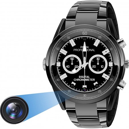 Orologio con fotocamera Full HD con visione notturna di 120 minuti